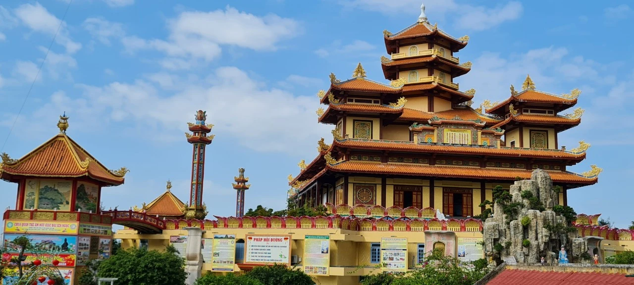 Cận cảnh ngôi chùa diễn ra Lễ hội Quán Thế Âm Ngũ Hành Sơn