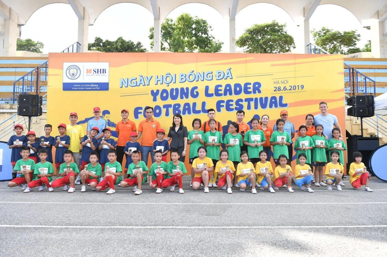 Young Leader SHB và Manchester City cùng chắp cánh ước mơ trẻ em VN