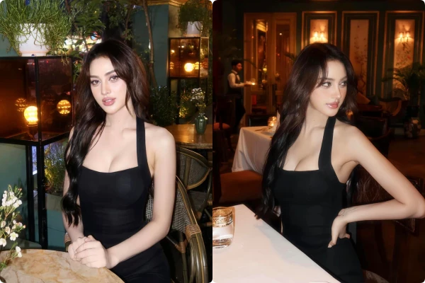 Hot girl Ê Đê đẹp như lai Tây mặc váy tôn vòng 1