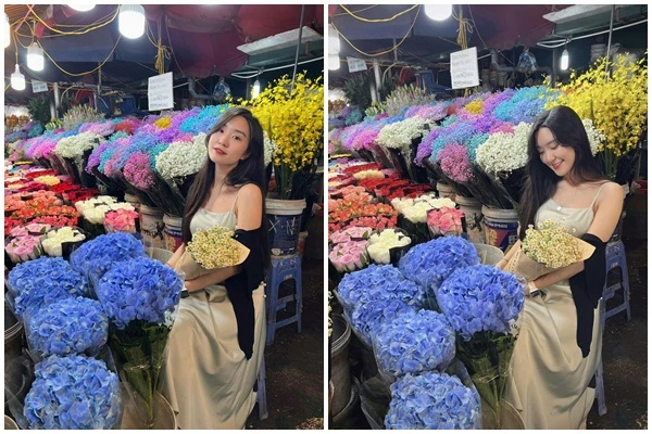 Đi chợ hoa đêm Hà Nội đảm bảo có ảnh đẹp mang về