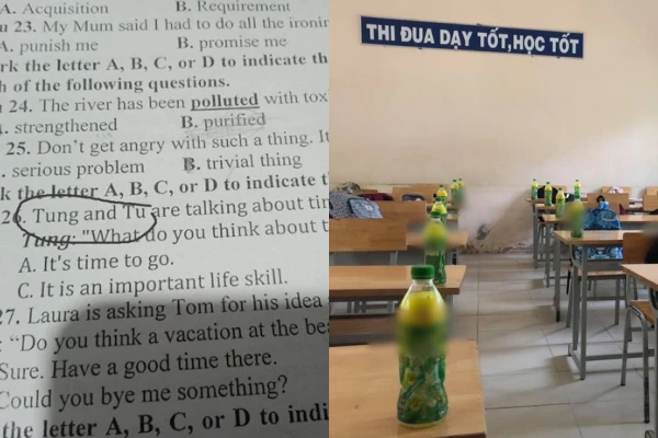 Đu trend “trà xanh”, học sinh khiến ai đọc cũng phải cười