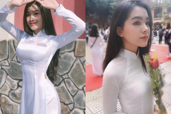Dàn nữ sinh Việt khiến dân mạng “mệt tim” khi diện áo dài trắng