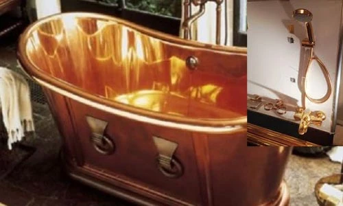 Những vật dụng gây sốc trong phòng tắm con nhà đại gia