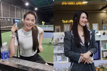 Hot face sao Việt: Trương Ngọc Ánh vui vẻ chơi Pickleball