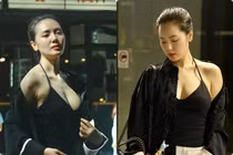 Phương Linh khoe thềm ngực căng tràn trong loạt ảnh ở Hồng Kông