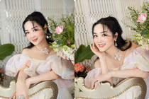 Hoa hậu Giáng My khoe nhan sắc không tuổi ở biệt thự 1000 m2