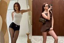 Thiều Bảo Trang "đốt mắt" khoe đôi chân búp bê vạn người mê