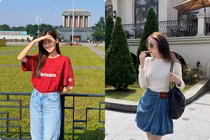 Hot face sao Việt: Hoa hậu Quế Anh từ miền Nam ra thăm Lăng Bác