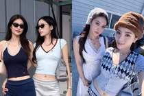 [GALLERY] Kỳ Duyên - Thiên Ân 'như sinh đôi' khi du lịch Hàn Quốc
