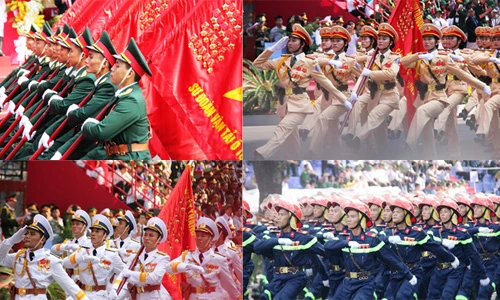 Nhìn lại lễ diễu binh, diễu hành hùng tráng mừng Chiến thắng 30/4/2015