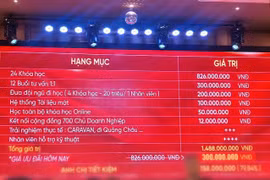 [SPOTLIGHT] Khóa học làm giàu gần 1,5 tỷ đồng: Cần lưu ý gì?