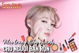  [INFOGRAPHIC] Mẹo trang điểm nhanh cho người bận rộn