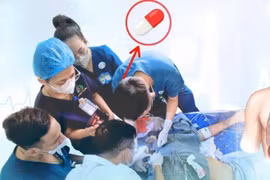 Viên thuốc mắc đường thở, bệnh nhân ung thư ngừng tuần hoàn