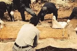 Quan tài giấy trong mộ cổ ở Trung Quốc hé lộ kho tư liệu quý thời nhà Đường 