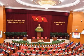 Toàn cảnh bế mạc Hội nghị lần thứ 4 Ban Chấp hành Trung ương Đảng khóa XIV