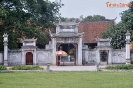 Ngôi đình cổ nằm trên nền điện thiết triều của kinh thành Cổ Loa xưa 