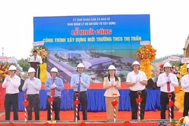 TP HCM đầu tư hơn 270 tỷ đồng xây Trường THCS Thị Trấn tại xã Nhà Bè