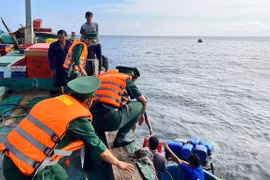 Kịp thời cứu 8 ngư dân gặp nạn sau va chạm tàu hàng ngoài khơi Côn Đảo