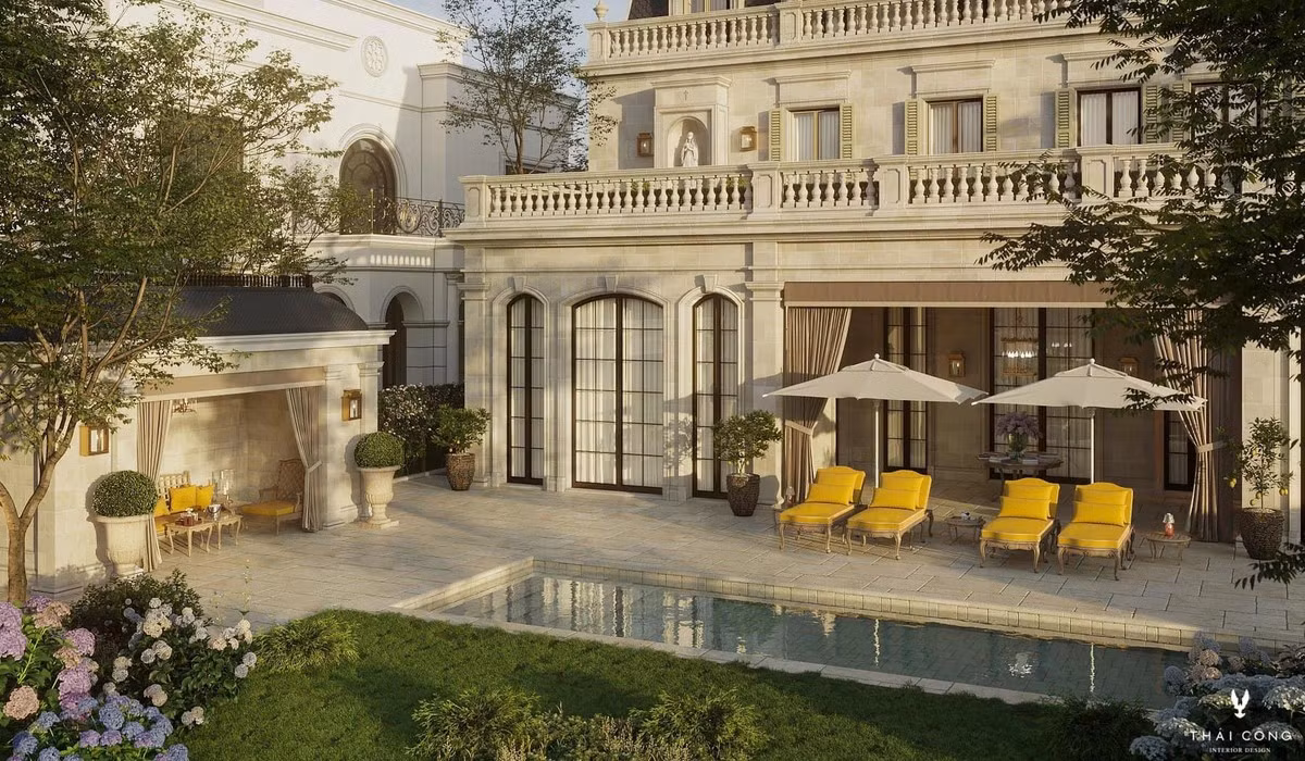 Căn biệt thự được cho là sẽ có 4 phòng ngủ, sân trước rộng đủ chỗ đỗ xe, gần trường học của các con và đảm bảo an ninh. Ảnh: FBNV