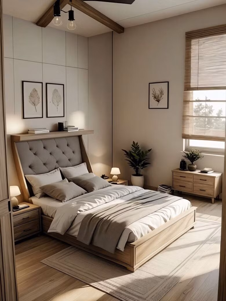 Không gian sống của Hoa khôi Thu Hương toát lên sự chăm chút tỉ mỉ từ nội thất đến màu sắc. Ảnh: FBNV
