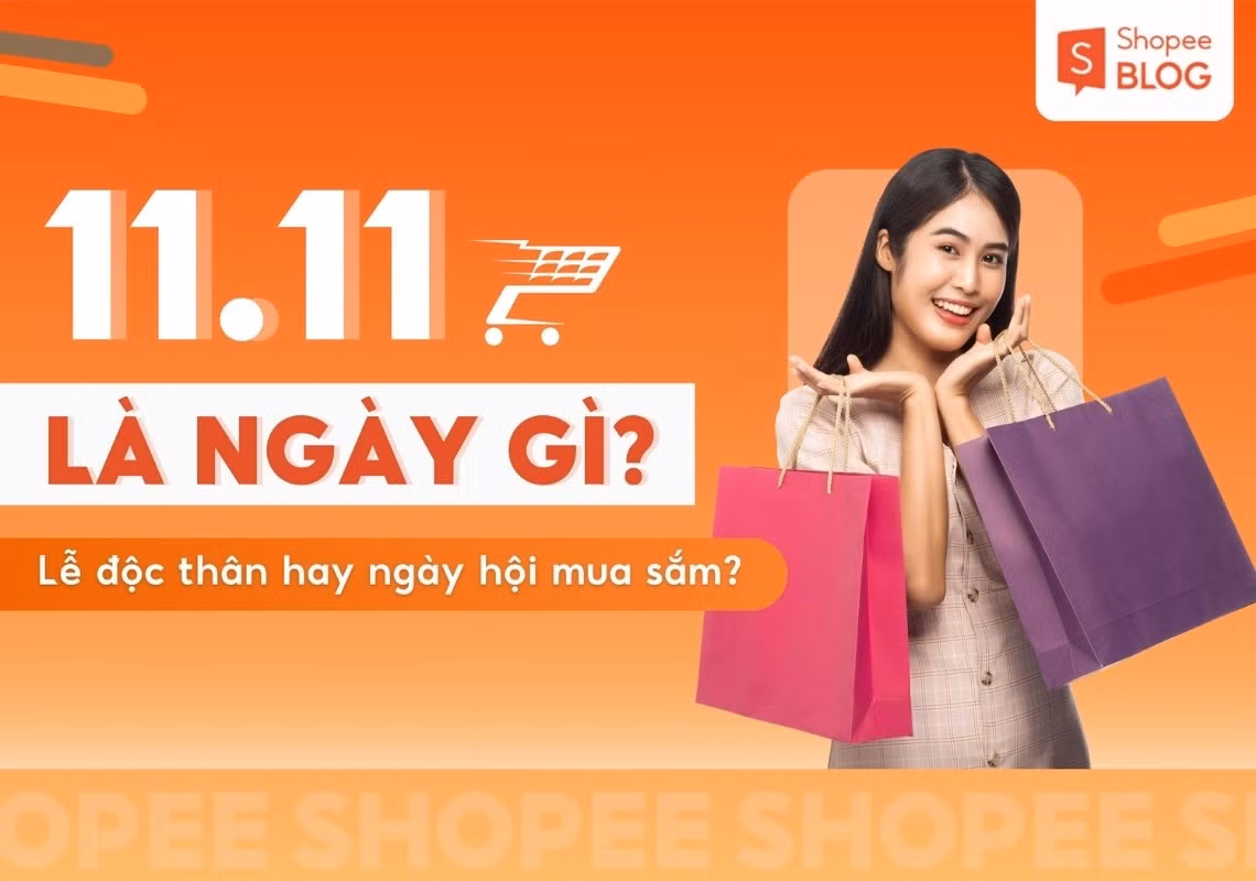 Trong ngày chính lễ 11/11, Shopee tung voucher giảm 20% lên đến 11 triệu đồng cho đơn hàng từ 20 triệu đồng, miễn phí vận chuyển xuyên suốt chiến dịch và chương trình “mở hộp quà ngẫu nhiên” từ 4-11/11 với 111 sản phẩm điện thoại. Ảnh: Shopee