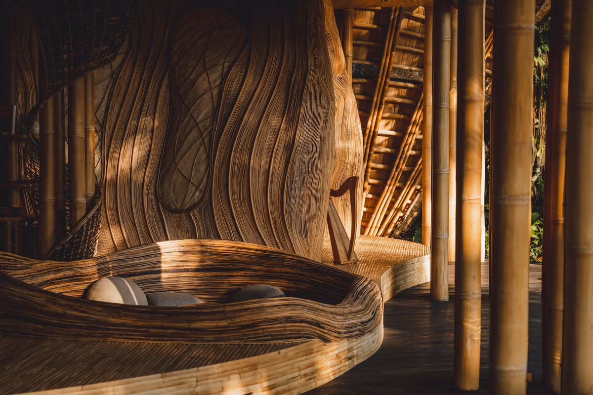 Từ đây có thể quan sát cảnh quan tự nhiên ở nhiều hướng. Ảnh: Archdaily