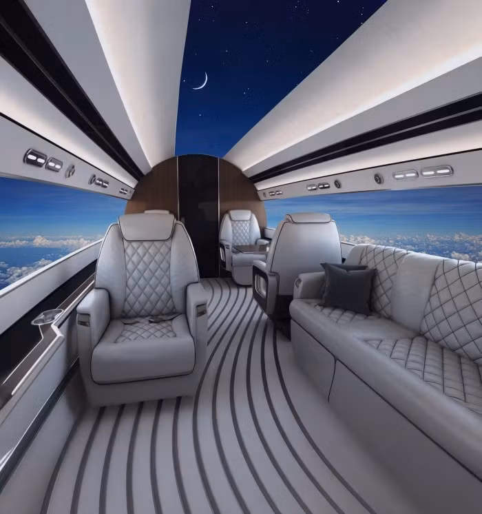 Cánh ngắn và rộng của Phantom 3500 cho phép máy bay hoạt động từ các sân bay có đường băng ngắn hơn 1.067 m. Ảnh: The Wall Street Journal