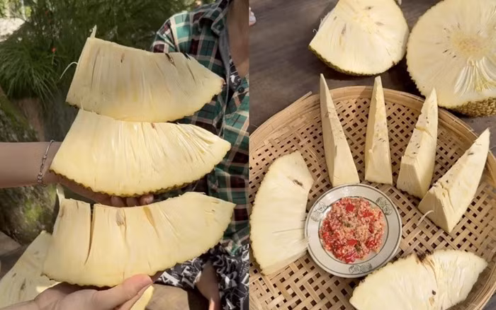 Mới đây, đoạn video một cô gái ăn mít không hạt bỗng gây sốt trên mạng xã hội thu hút hàng triệu lượt xem. Ảnh chụp màn hình
