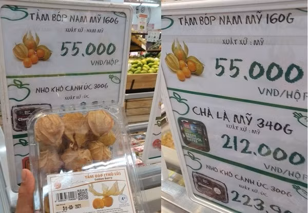 Năm 2021, trào lưu săn lùng quả tầm bóp đóng hộp sang chảnh rộ lên tại Việt Nam. Ảnh: Người lao động
