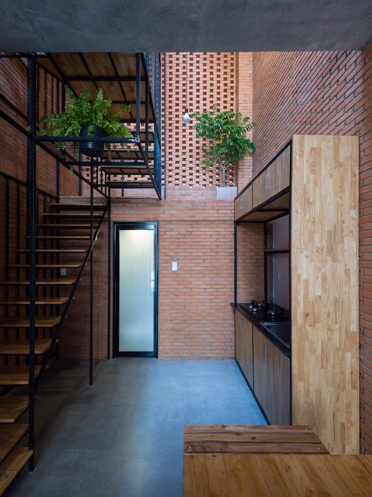 Góc bếp gọn gàng. Ảnh: Archdaily