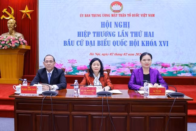 Đoàn Chủ tịch Ủy ban Trung ương MTTQ Việt Nam tổ chức Hội nghị hiệp thương lần thứ hai