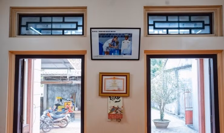Góc nhà cấp 4 bình dị quen thuộc tại làng quê Việt. Ảnh: Ngoisao
