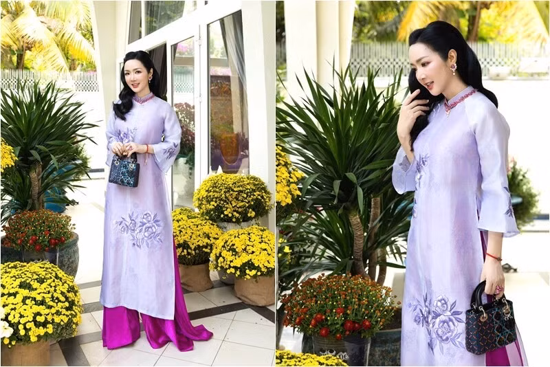 Từng góc vườn đều được trang trí đẹp mắt để tạo thành hậu trường hoàn hảo. Ảnh: FB Giang My Nguyen