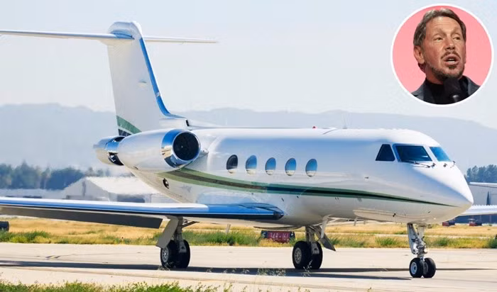 Tỷ phú 80 tuổi sử dụng máy bay phản lực riêng cho việc di chuyển. Ảnh: Luxurylaunches