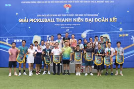 Sôi động giải Pickleball Đoàn TNCS Hồ Chí Minh - Mặt trận Tổ quốc Việt Nam
