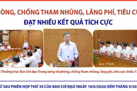 Phòng, chống tham nhũng, lãng phí, tiêu cực đạt nhiều kết quả tích cực