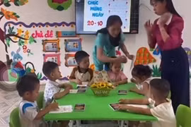 Hai giáo viên mầm non ở Thanh Hóa bị đình chỉ sau clip tác động học sinh