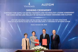 Vingroup hợp tác Alstom phát triển tuyến đường sắt đô thị Hà Nội