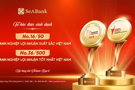 SeABank xếp thứ 16 trong Top 50 Doanh nghiệp lợi nhuận xuất sắc Việt Nam