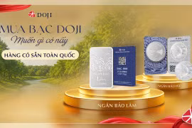 Đầu tư bạc thuận tiện cùng hệ thống toàn quốc phân phối Ngân Bảo DOJI