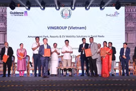 Vingroup ký kết hợp tác chiến lược với bang Tamil Nadu tại Ấn Độ