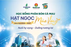 PHÂN BÓN CÀ MAU dành gần 2 tỷ đồng tiếp sức học sinh, sinh viên năm học mới 