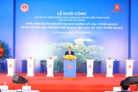 VINGROUP khởi công đô thị nghỉ dưỡng suối khoáng và tổ hợp thể dục thể thao