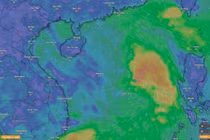 Ảnh dự báo bão (Nguồn: Windy)