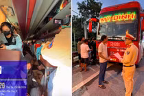 CSGT Phú Thọ xử phạt xe khách chở quá 31 người, phạt gần 80 triệu