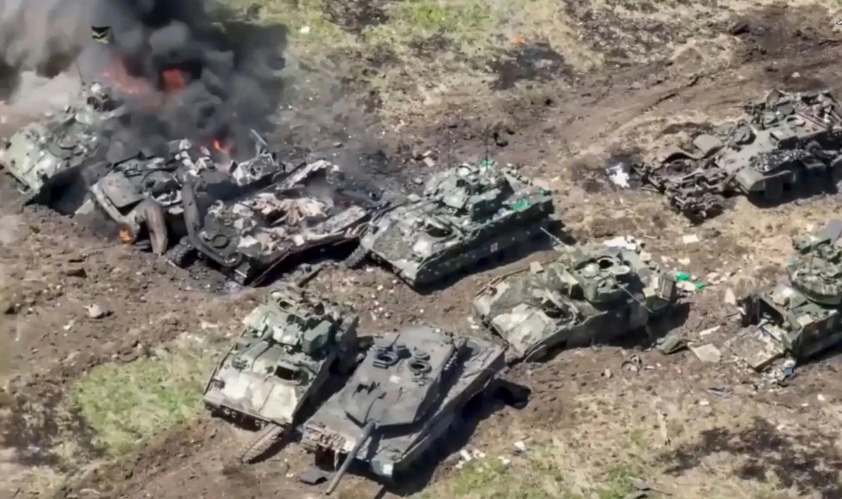 Trận đánh của Nga phá hủy danh tiếng của xe tăng Leopard 2 
