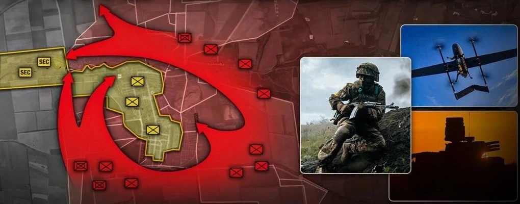 Một nhóm lớn quân Ukraine đã bị bao vây ở thị trấn Dobropillia.