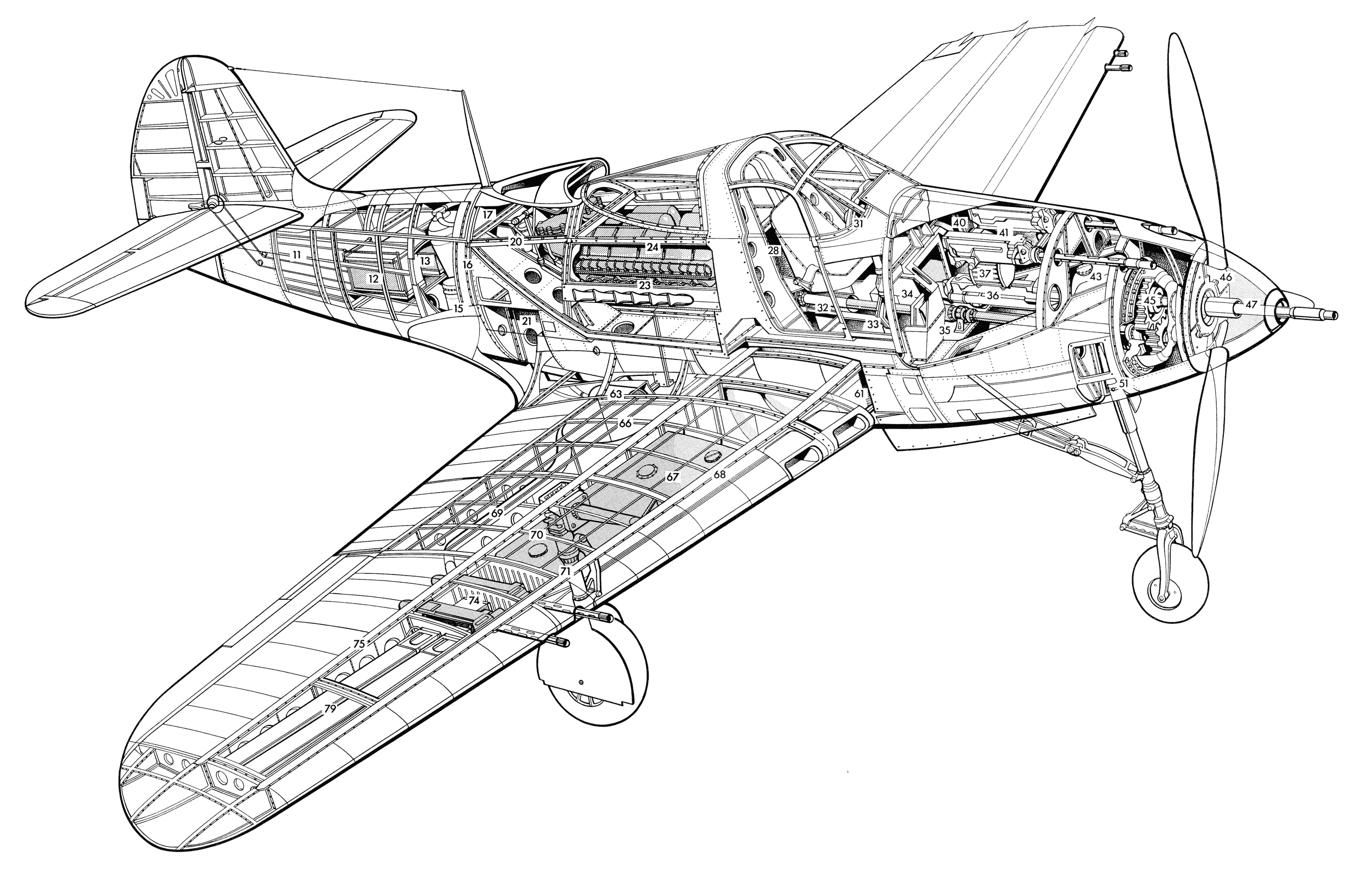 Ngoài ra, do P-39 được thiết kế với thân hoàn toàn bằng kim loại, nên việc bắn hạ P-39 không hề đơn giản. Cùng với hỏa lực cực mạnh, đặc biệt là pháo 37 mm và cơ số đạn 15-30 viên, mức này đã vượt xa máy bay ném bom bổ nhào JU-87G do Đức phát triển đặc biệt cho các hoạt động chống tăng. Có thể gọi P-39 một mẫu máy bay chiến đấu đa năng.