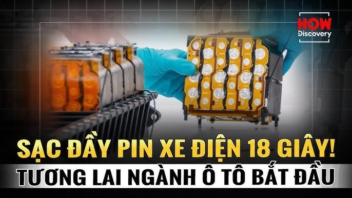 Choáng với pin xe điện sạc đầy chỉ trong 18 giây
