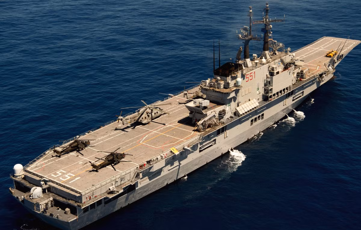 Giám đốc Bộ phận Kinh doanh Hải quân của công ty đóng tàu Fincantieri, ông Mauro Manzini, đã xác nhận rằng, Hải quân Indonesia đã bày tỏ sự quan tâm đến việc mua lại tàu sân bay Giuseppe Garibaldi. Ảnh: @Naval Technology.